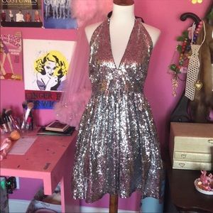Reposh! Halter sequin dress 👗